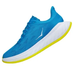 Hoka Carbon X 2 Womens Running Shoes Diva Blue/Citrus -Running Equipment Store carbon x 2 womens running shoes diva blue citrus p6562 25870 image