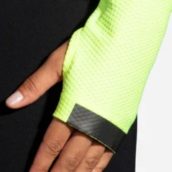 BROOKS Carbonite Womens Long Sleeved Running T-Shirt Icy Grey/Nightlife -Running Equipment Store carbonite womens long sleeved running t shirt icy grey nightlife p6787 26779 image