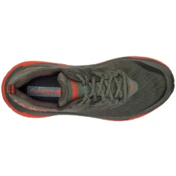 Hoka Challenger ATR 6 Wide 2E Mens Trail Running Shoes Thyme/Fiesta -Running Equipment Store challenger atr 6 wide 2e mens trail running shoes thyme fiesta p7782 30755 image