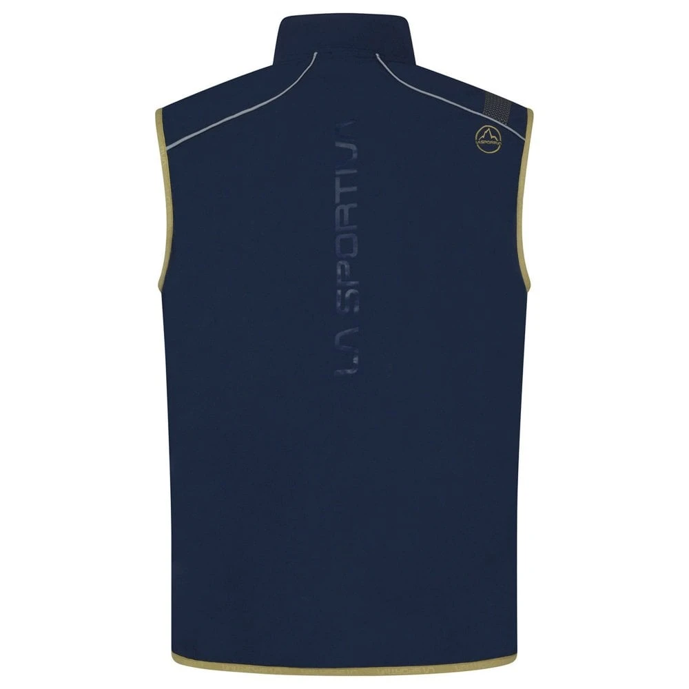 La Sportiva Cloud Vest Mens Running Gilet Tango Red/Night Blue 2 La Sportiva Cloud Vest Mens Running Gilet Tango Red/Night Blue - Image 2