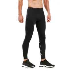 2XU Mens Running Compression Tights Black
