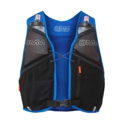 OMM MountainFire 15 Race Vest (+ 2 X 350ML FLEXI FLASK) Blue