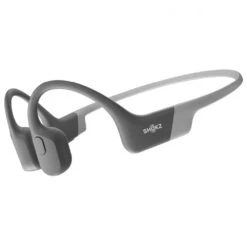 SHOKZ Openrun Bluetooth Water Resistant Bone Conduction Headphones Grey