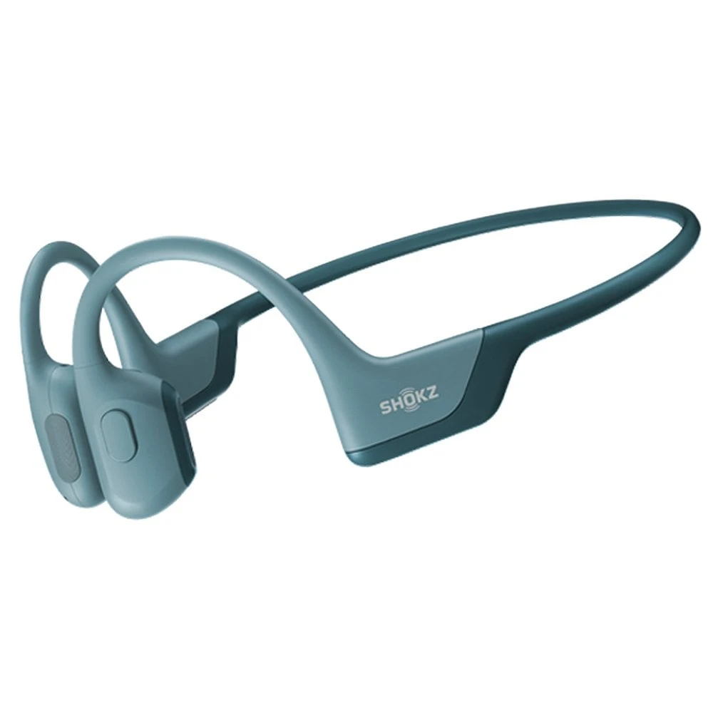 SHOKZ OpenRun Pro Bluetooth Water Resistant Bone Conduction Headphones Blue 1 SHOKZ OpenRun Pro Bluetooth Water Resistant Bone Conduction Headphones Blue