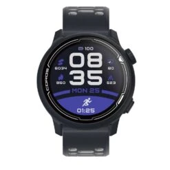 Coros Pace 2 Running Watch With GPS/Heart Rate Monitor/Accelerometer Dark Navy/Silicone Strap