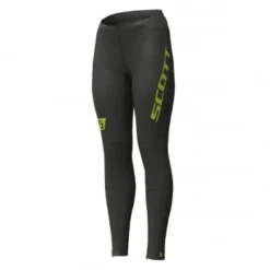 Scott RC Run Womens Full Length Running Tights Black/Yellow