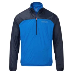 OMM SuperSonic Unisex Windproof Insultaed Winter Running Smock Blue/Navy