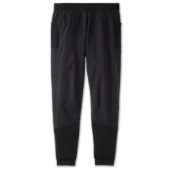 BROOKS Switch Hybrid Mens Water Resistant & Wind Resistant Running Pants Black