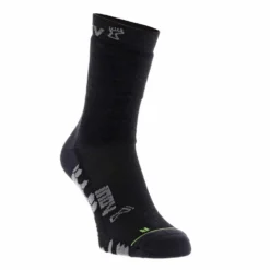 Thermo Outdoor High Length Unisex Merino Running Socks Black/Grey