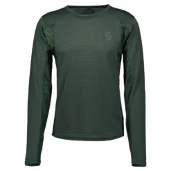 Scott Trail Run Men's Long Sleeved T-Shirt Smoked Green/Frost Green