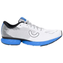 U-Tech Solo Mens Road Running Shoes White/Black/Electric Blue