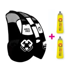 ARCH MAX Ultra Running Hydration Vest (2x Softflasks 500ml Included) Black/White