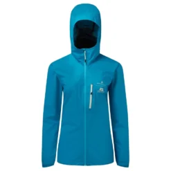 RONHILL Women's Tech Gore-Tex Mercurial Running Jacket Kingfisher/Limestone